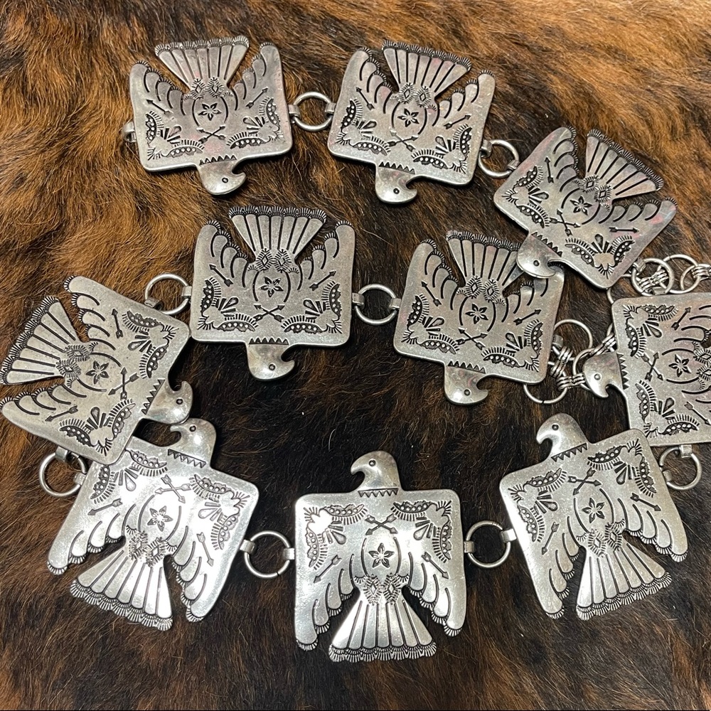Silver Thunderbird Belt